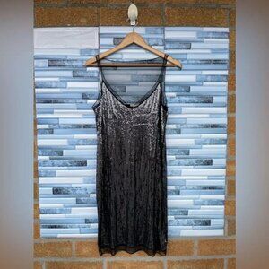 White + Warren Sequin dress size medium